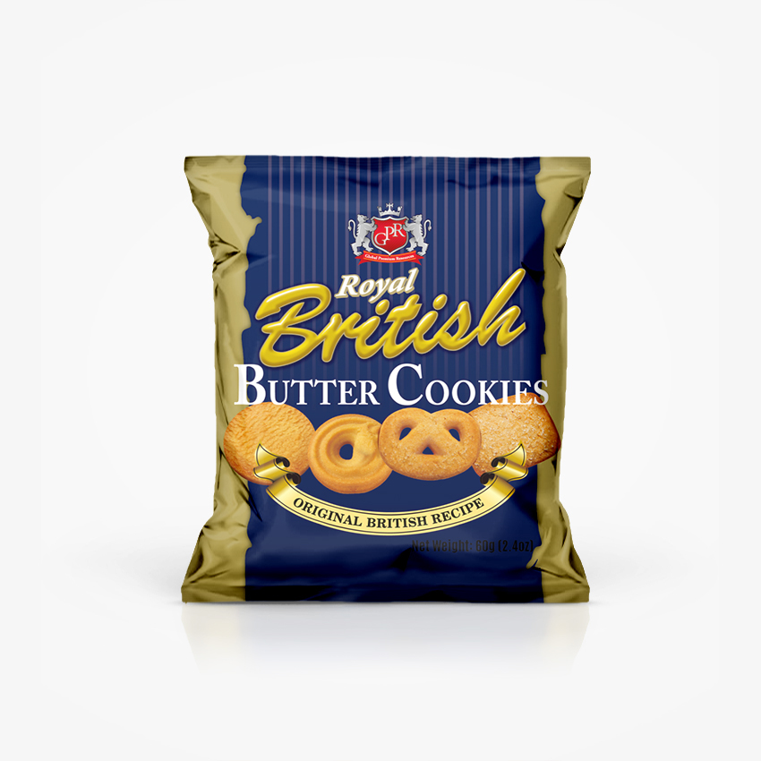 Wedding ( 3 WEEK PRE-ORDER ) GPR Royal British Butter Cookies (60g x 42 Pcs) *Minimum 200pcs